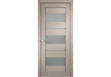 Дверь межкомнатная DUPLEX 12 Капучино со стеклом