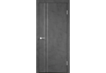 Дверь межкомнатная TECHNO M2 Муар тёмно-серый