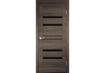 Дверь межкомнатная LINEA 6 Дуб серый поперечный со стеклом