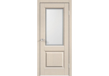 Дверь межкомнатная SoftTouch ALTO 6 Ясень капучино структурный со стеклом
