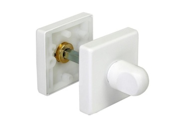 Фиксатор дверной защелки Morelli LUX-WC-SQ BIA Белый