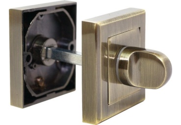 Фиксатор дверной защелки Rucetti Rap WC-S AB Бронза