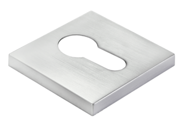 Накладка цилиндровая на квадратной розетке Morelli MH-KH-S6 SC МатХром