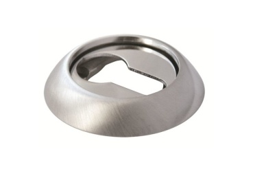 Накладка цилиндровая на круглой розетке Morelli MH-KH SC/C МатХром/Хром