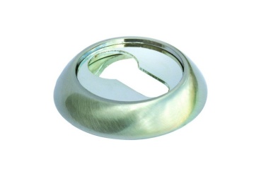 Накладка цилиндровая на круглой розетке Morelli MH-KH SN/C МатНикель/Хром