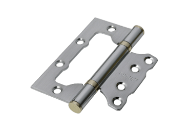 Петля дверная Rucetti RFH-100*75*2,5 SC МатХром