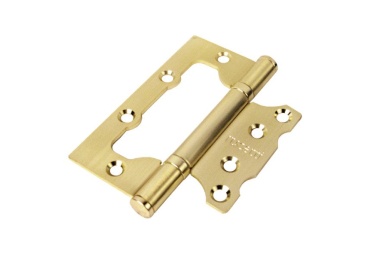 Петля дверная Rucetti RFH-100*75*2,5 SG МатЗолото