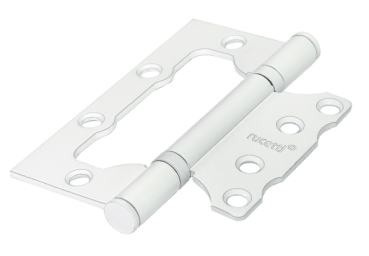 Петля дверная Rucetti RFH-100*75*2,5 W Белый