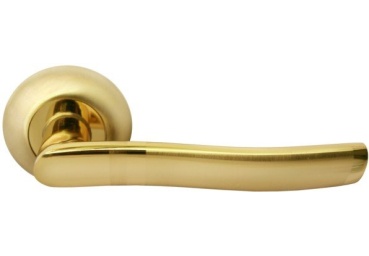 Дверная ручка Rucetti Rap 3 SG/G МатЗолото/Золото