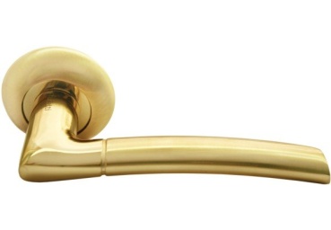 Дверная ручка Rucetti Rap 6 SG/G МатЗолото/Золото