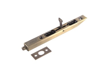 Шпингалет торцевой Morelli L160 AB Бронза