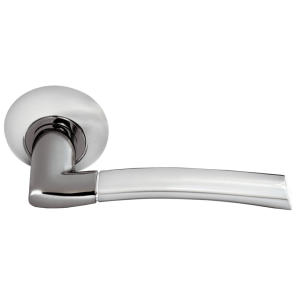 Дверная ручка Morelli DIY MH-06 SN/BN МатНикель/ЧерНикель