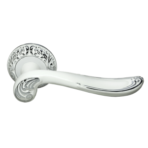 Дверная ручка Morelli DIY MH-22-CLP C/PW Хром/Белый