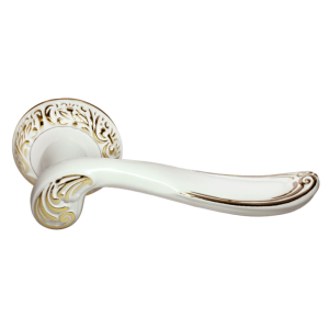 Дверная ручка Morelli DIY MH-22-CLP W/PG Белый/Золото