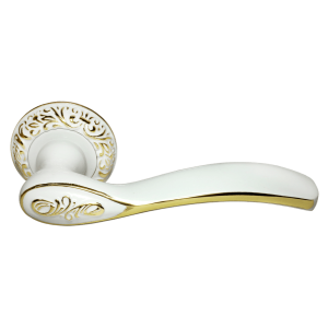 Дверная ручка Morelli DIY MH-36-CLP W/PG Белый/Золото