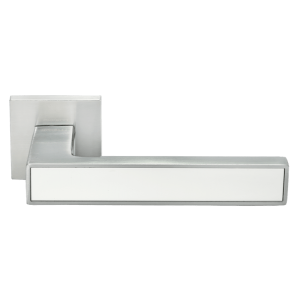 Дверная ручка DIY MH-48-S6 SC/W МатХром/Белый