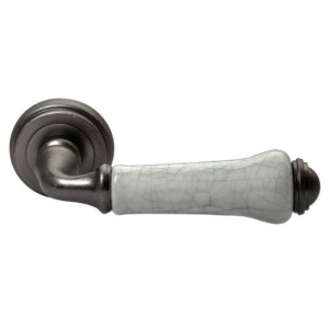 Дверная ручка Morelli MH-41-Classic OMS/GR Старое МатСеребро/Серый