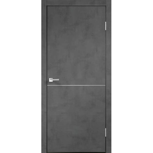 Дверь межкомнатная TECHNO M1 Муар тёмно-серый