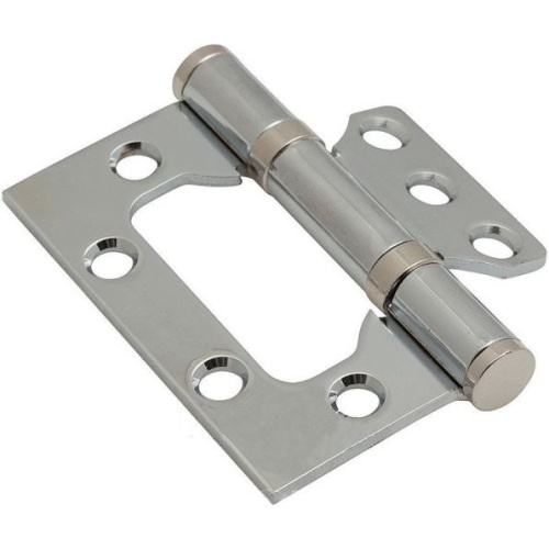 Петля без врезки стальная 2BB 75*63*2,5 CR Хром