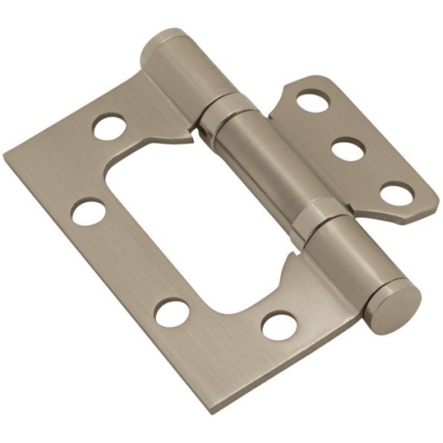 Петля без врезки стальная 2BB 75*63*2,5 SN МатНикель