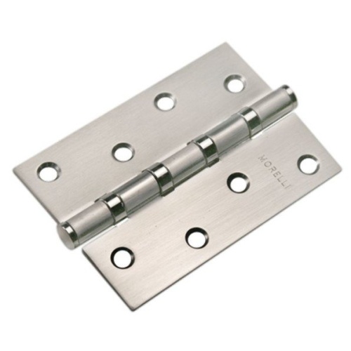 Петля дверная Morelli MS 100*70*2.5-4BB SN МатНикель