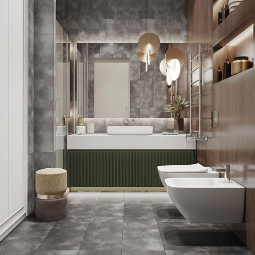 Виниловый SPC CronaFloor Stone Торнадо дымчатый