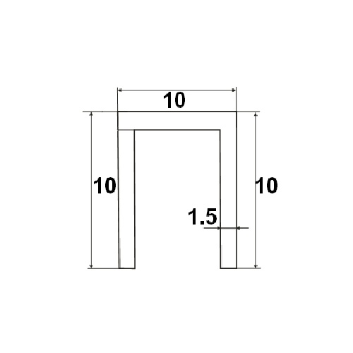 Rucetti TRACK-B 10x10x10 1M